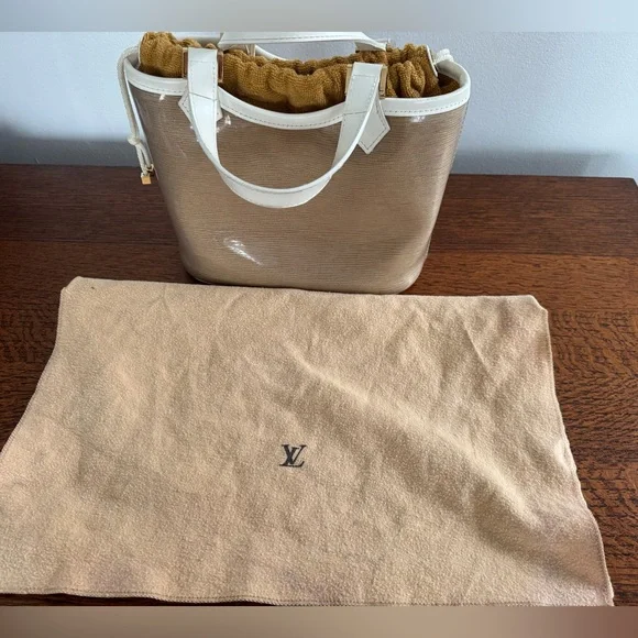 Louis Vuitton Epi Plage Lagoon Bay Tote with COA and LV Dust Bag - EUC
